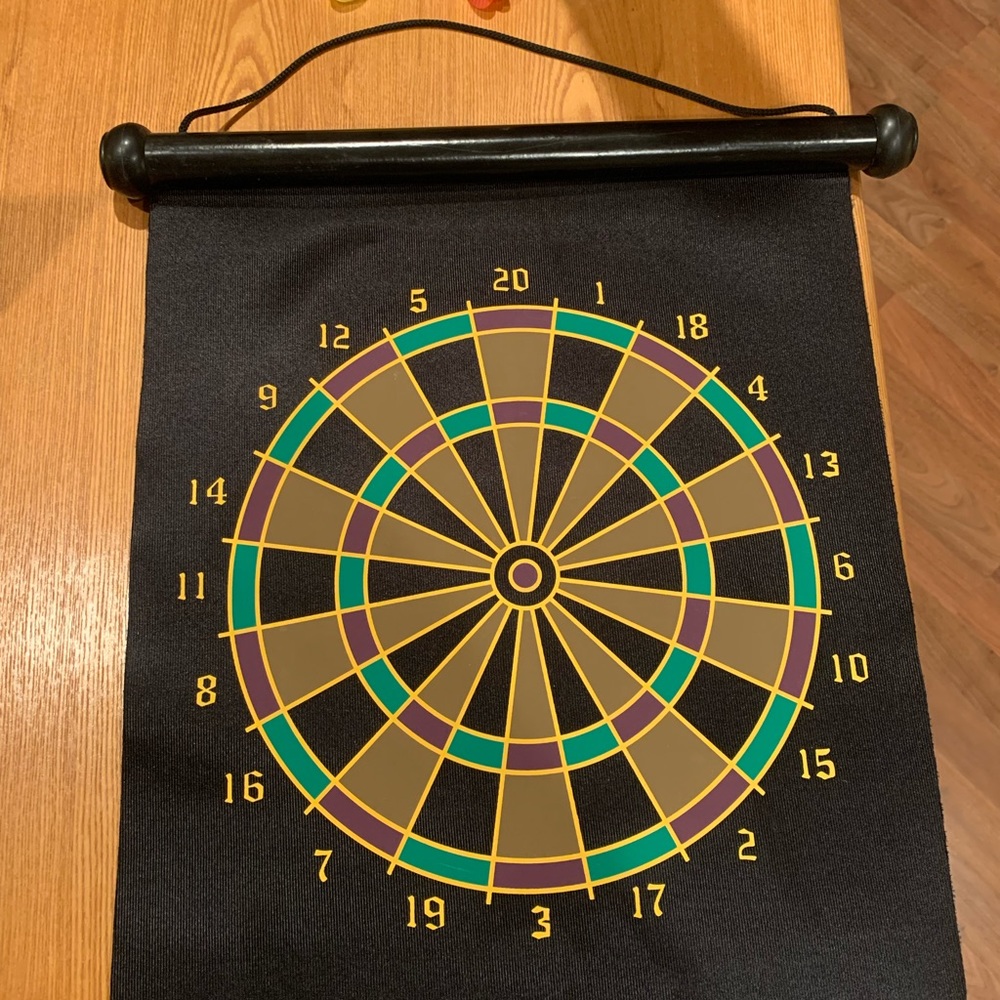 15 inch magnetic reversible dartboard